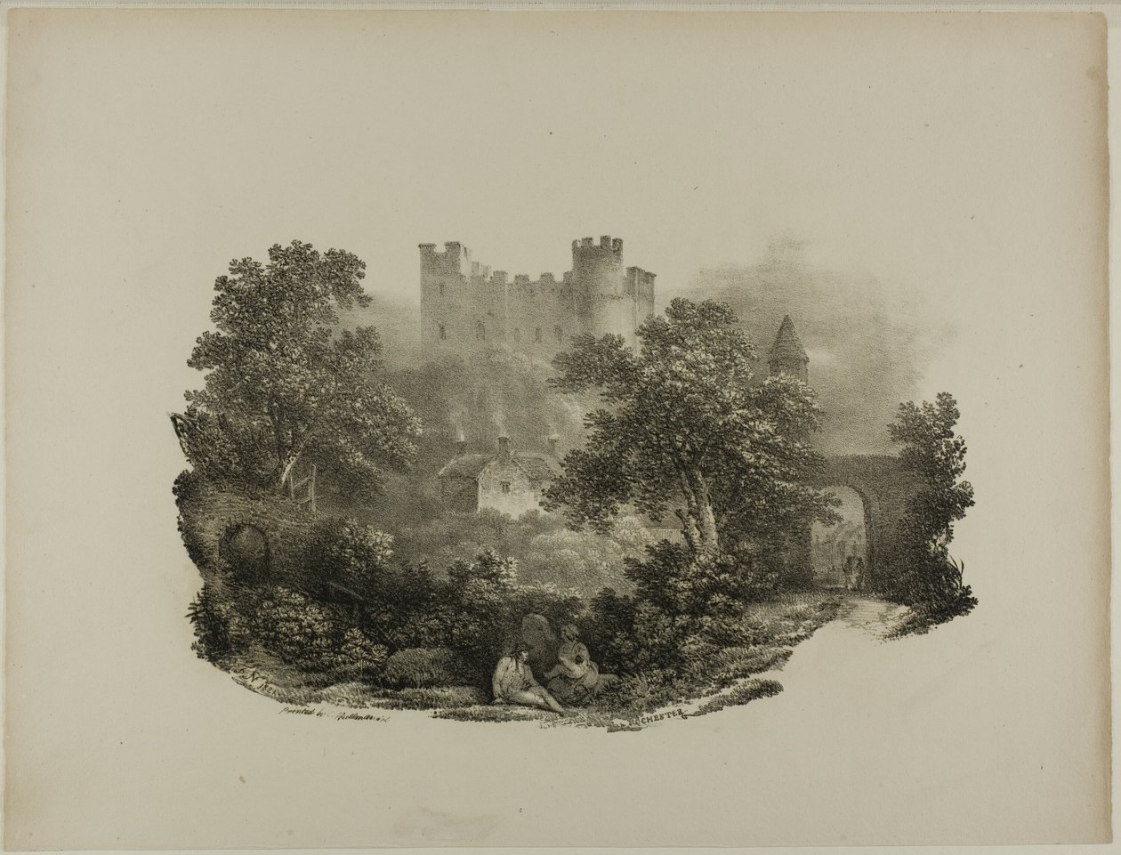 Chester, 1821 da Francis Nicholson