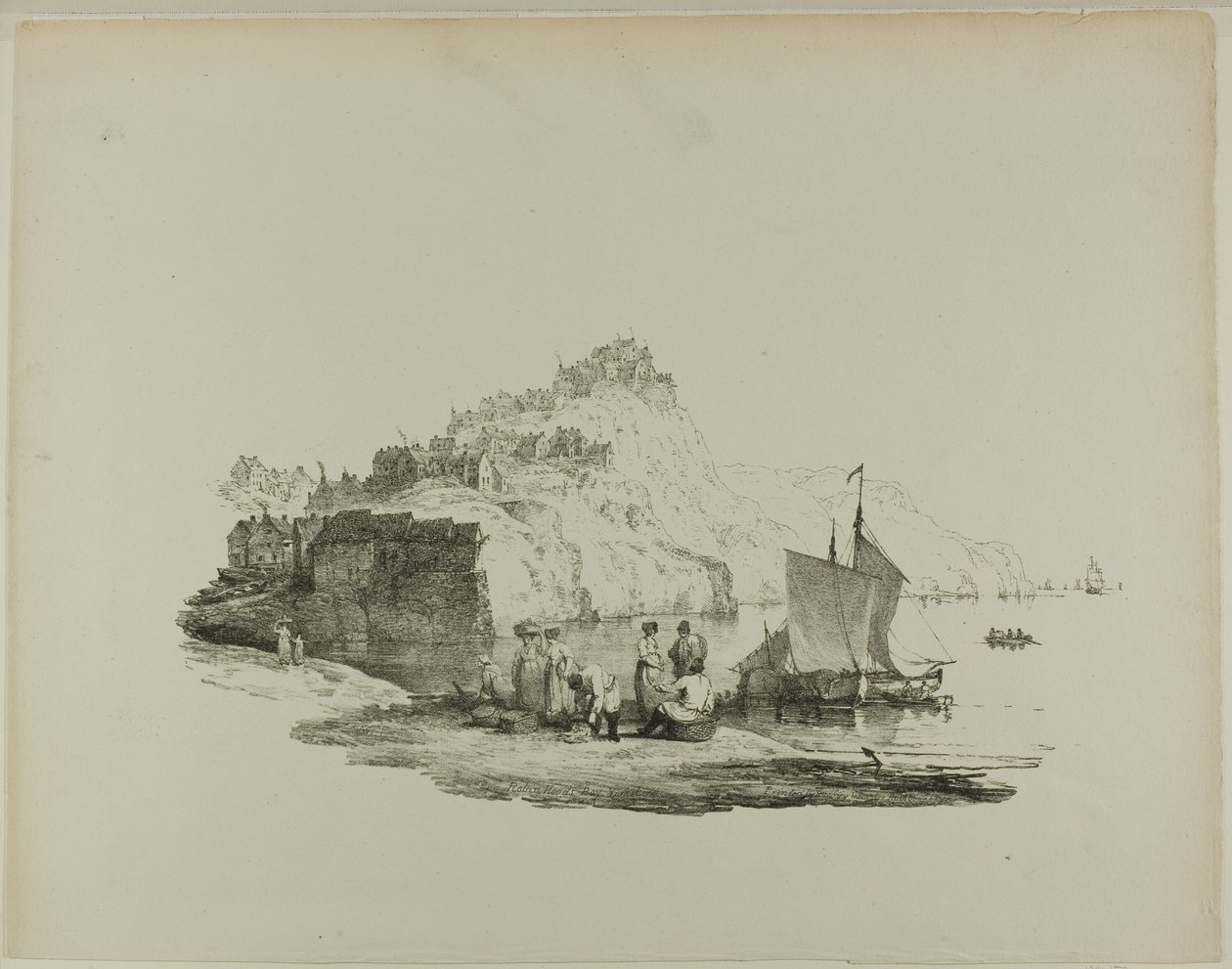 Baia di Robin Hood, Yorkshire da Francis Nicholson