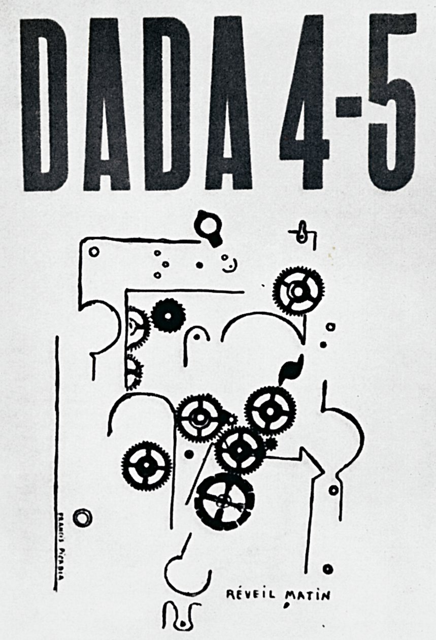 Copertina della rivista Dada 4-5, disegnata da Francis Picabia (1879-1953), Zurigo da Francis Picabia