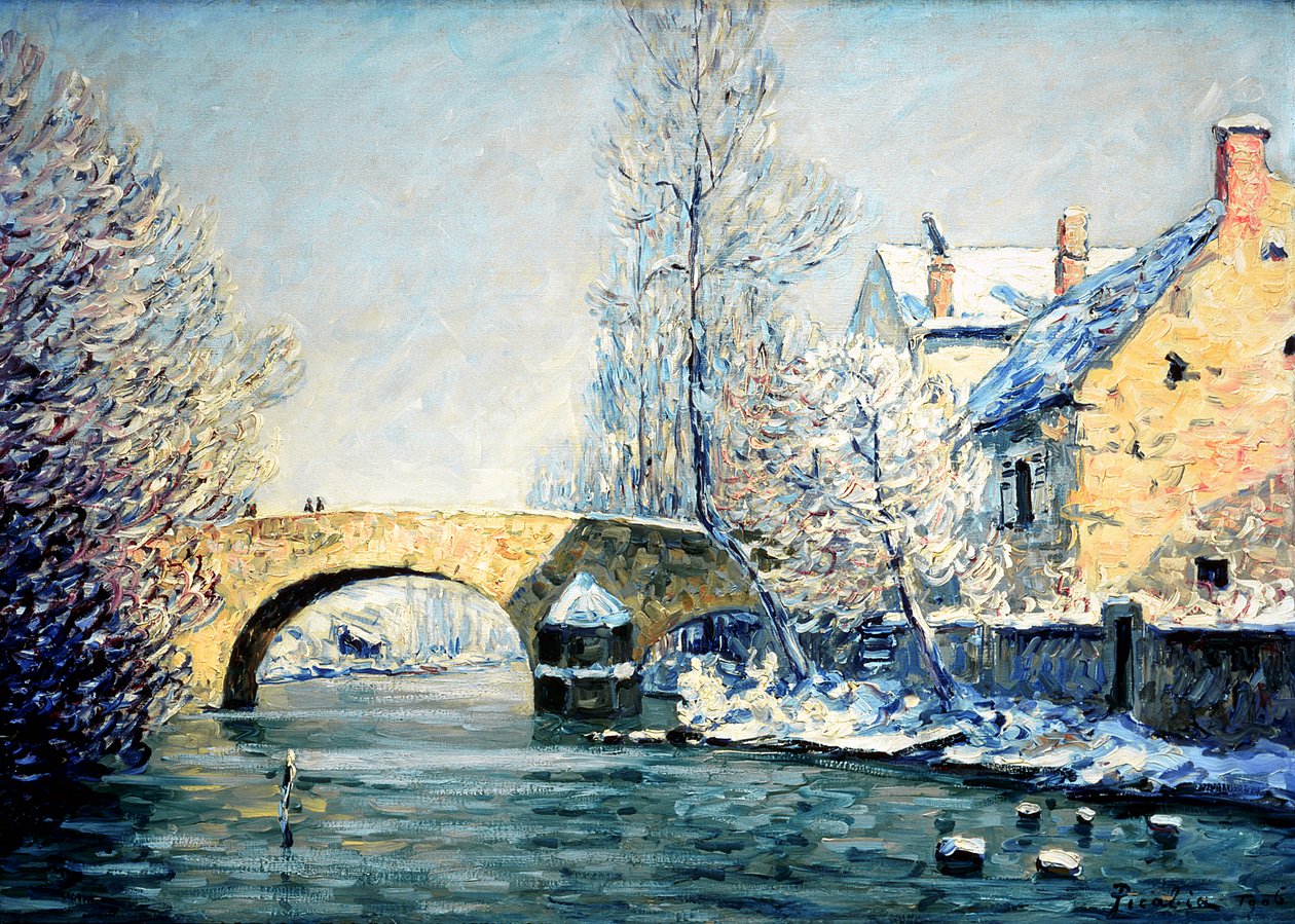 Pont Aubert, effetto neve da Francis Picabia