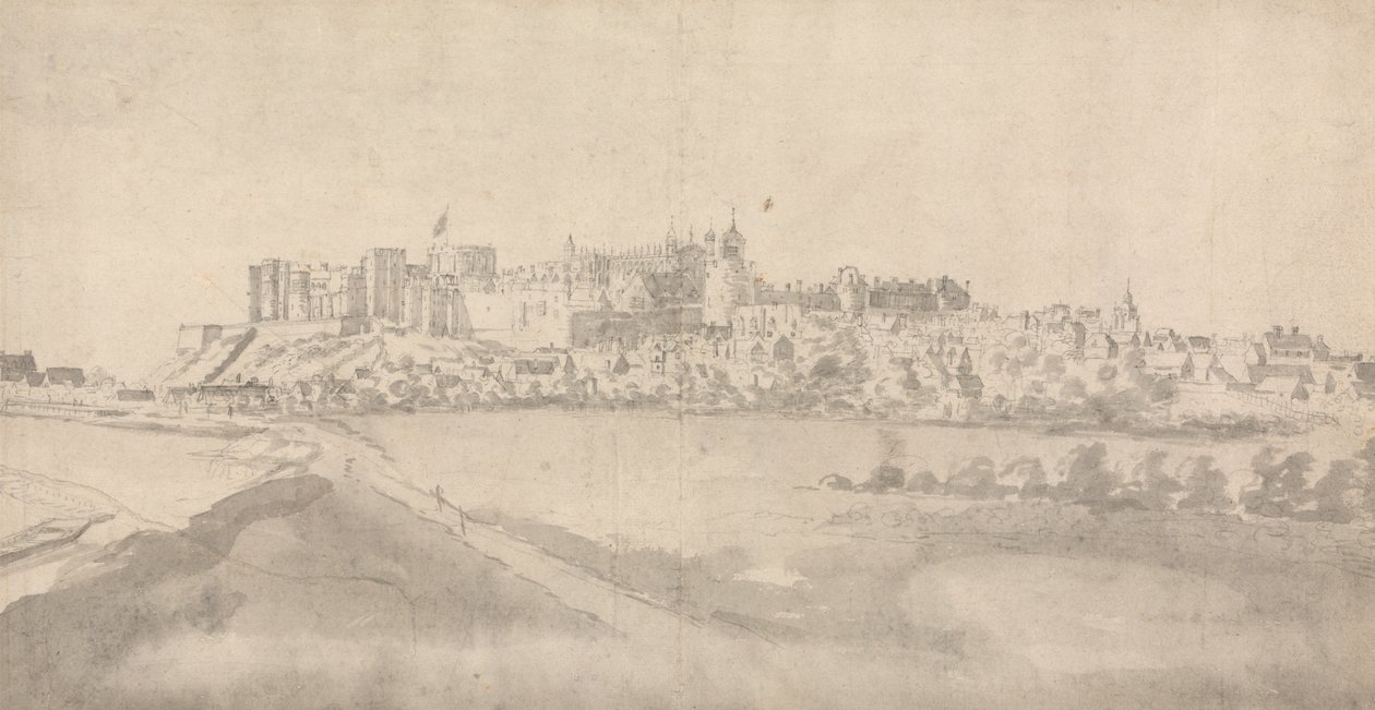 Veduta del Castello di Windsor da Francis Place