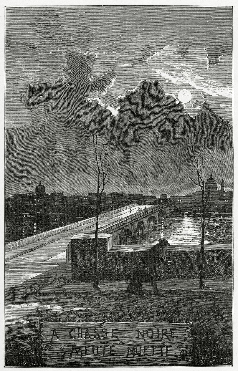 Illustrazione da Les Misérables, XIX secolo da Francis & Scott, Henry Fowke