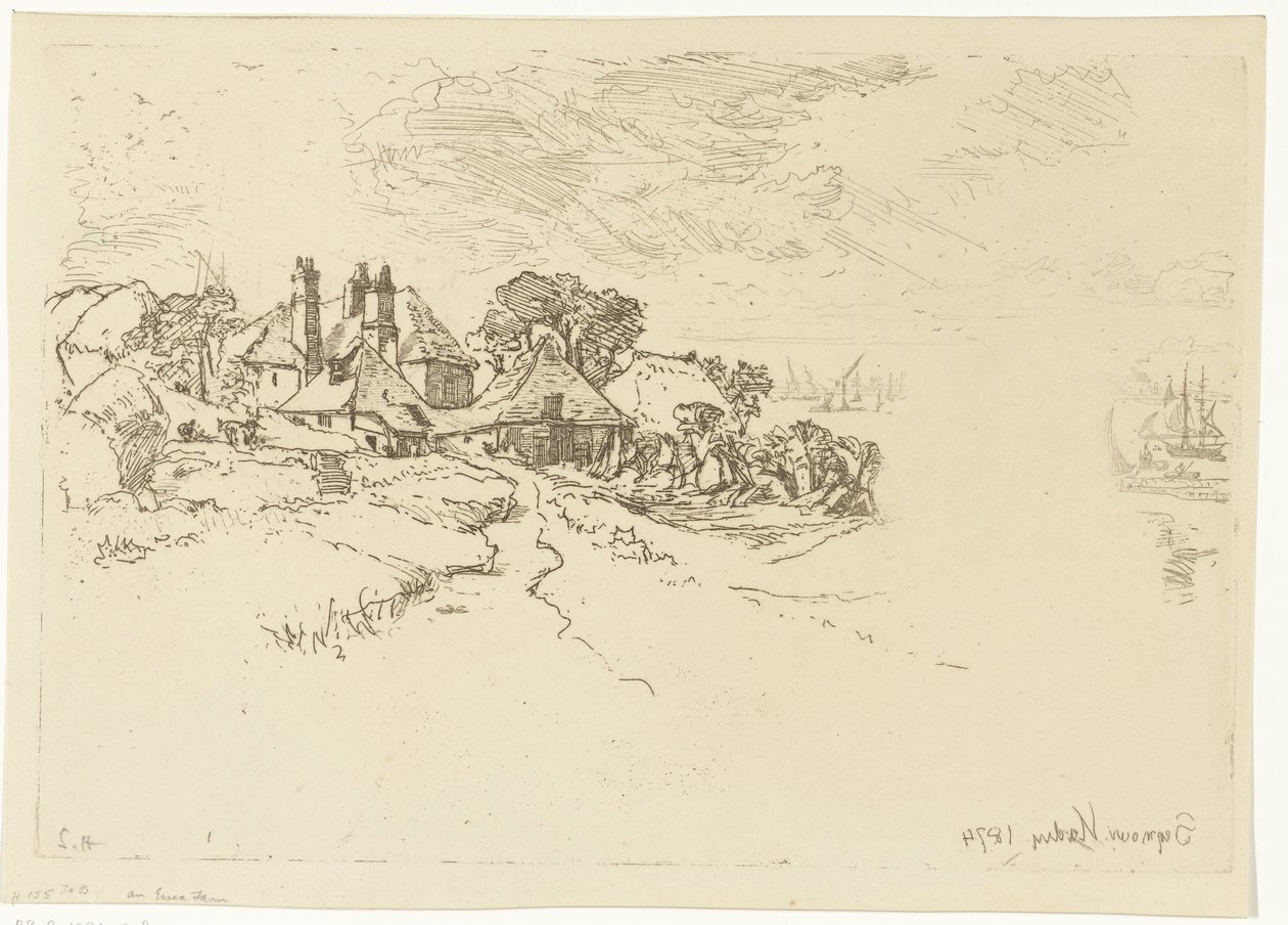La fattoria in Essex da Francis Seymour Haden (Sir) (signed by artist)