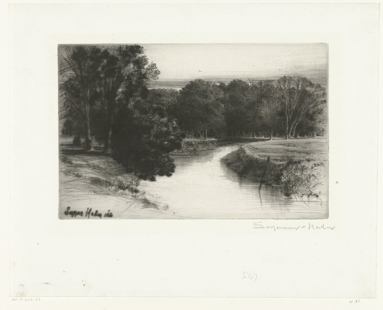 Tramonto in Irlanda da Francis Seymour Haden (Sir) (signed by artist)