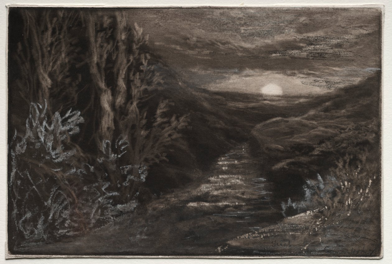 Un ruscello nella brughiera da Francis Seymour Haden