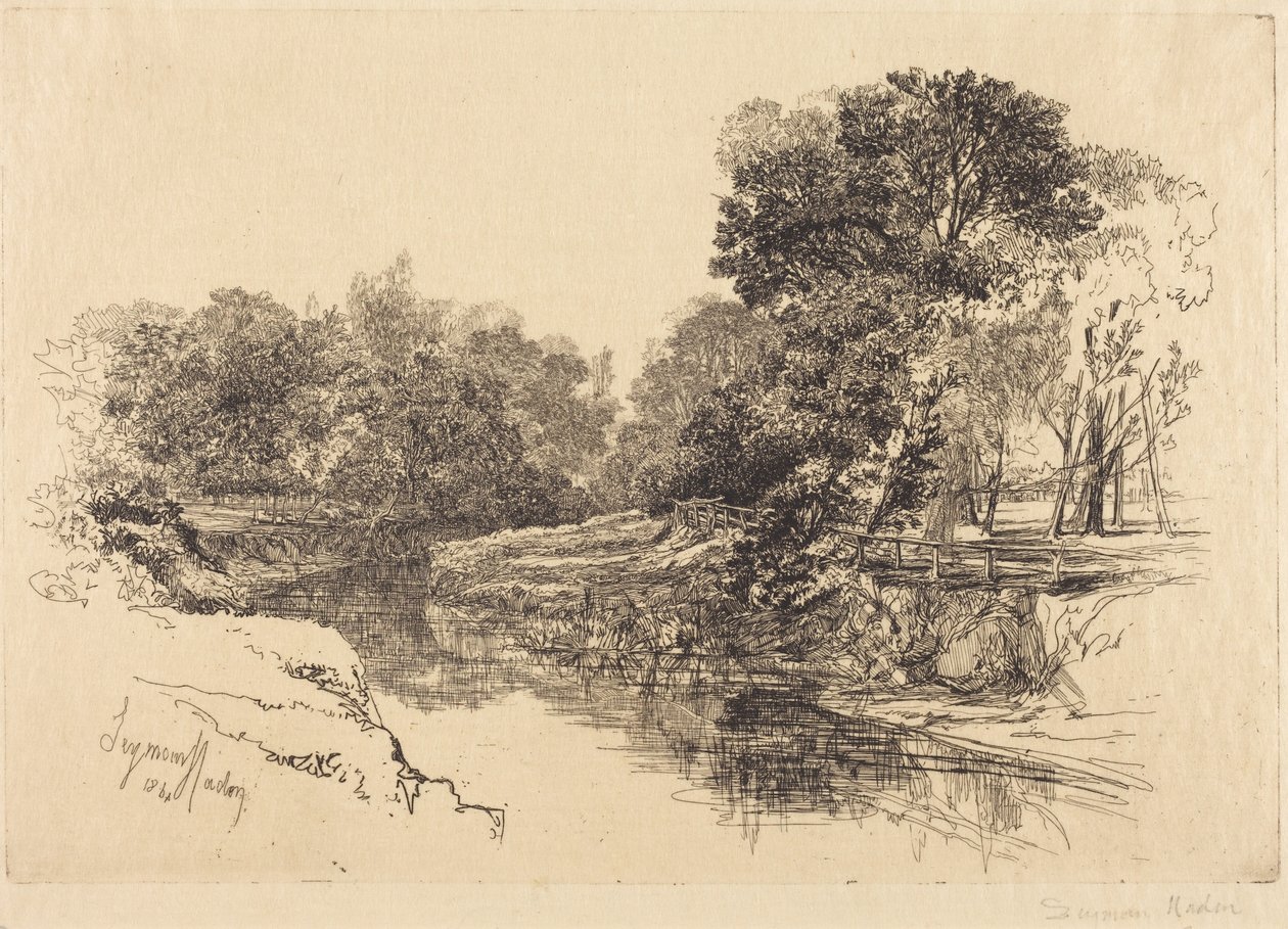 Un fiume in Irlanda da Francis Seymour Haden