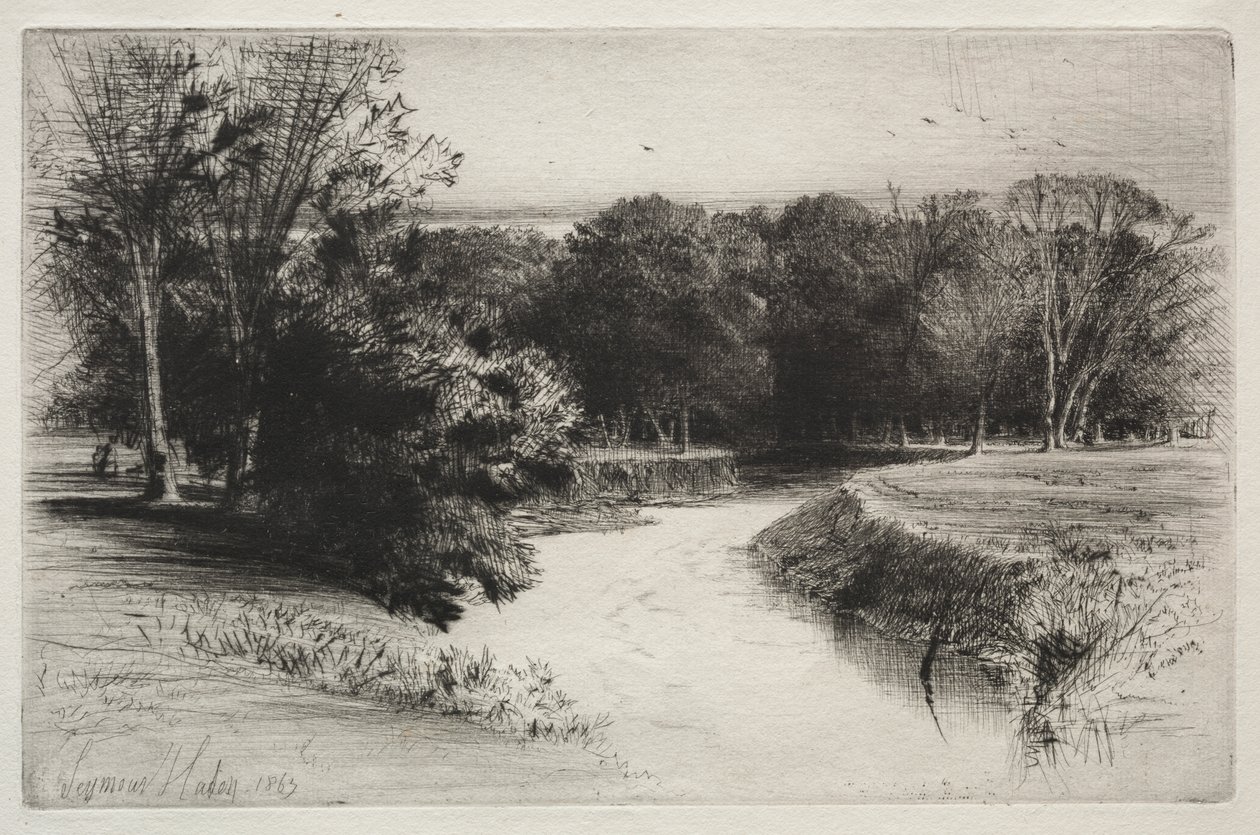 Un tramonto in Irlanda da Francis Seymour Haden