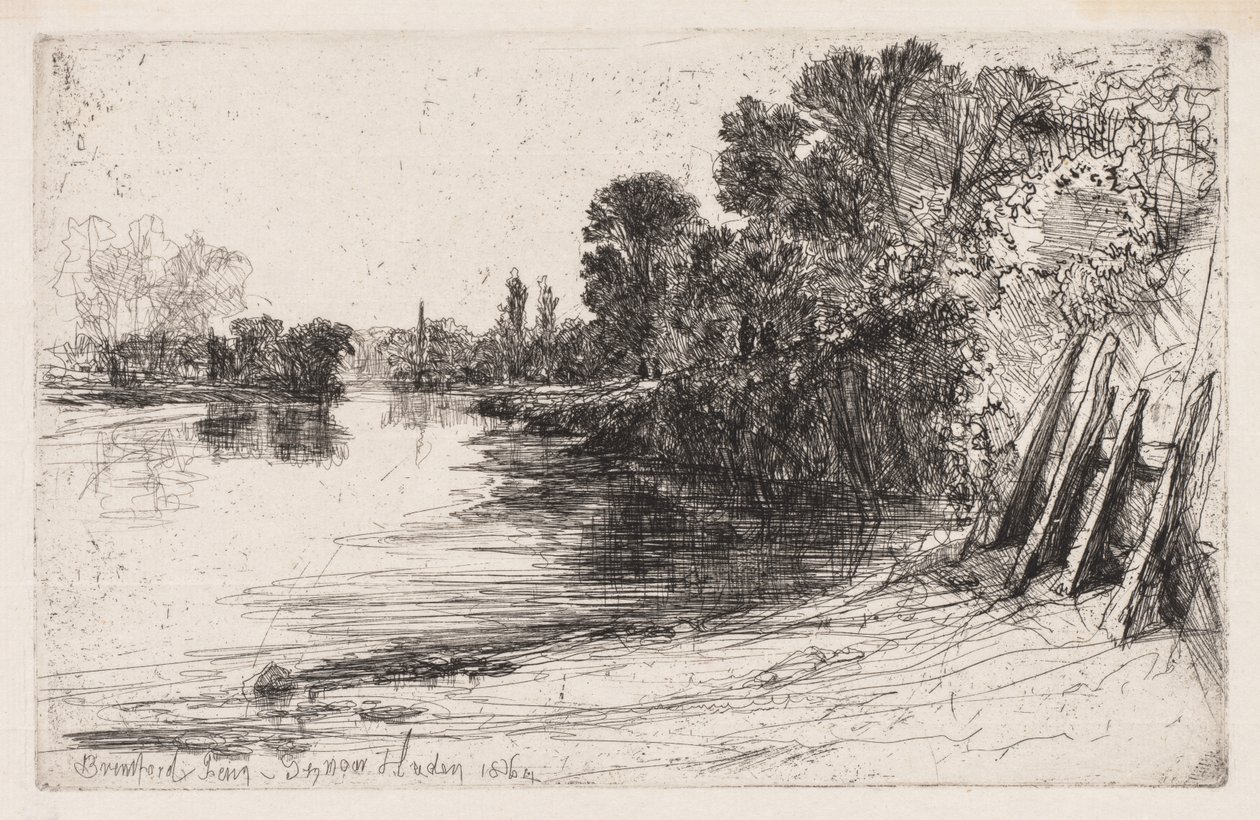 Traghetto di Brentford da Francis Seymour Haden