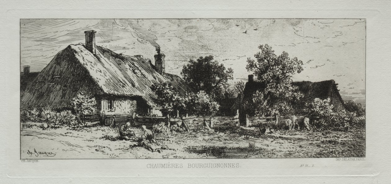 Cottage borgognoni da Francis Seymour Haden