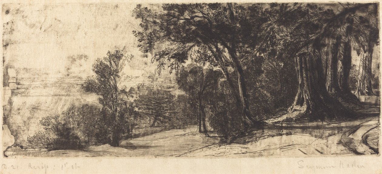 Mattina presto - Richmond da Francis Seymour Haden