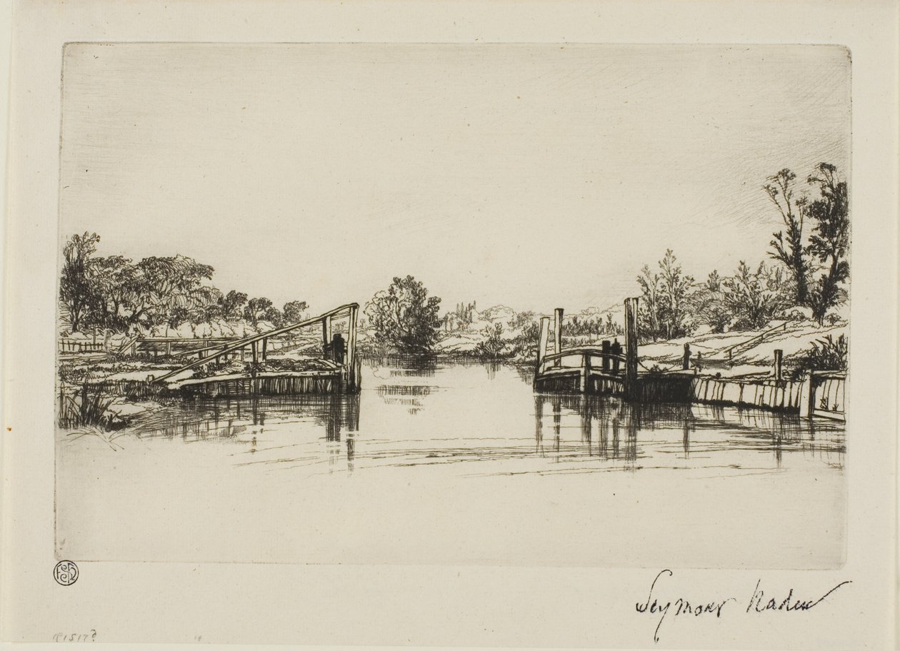 Chiusa di Egham da Francis Seymour Haden