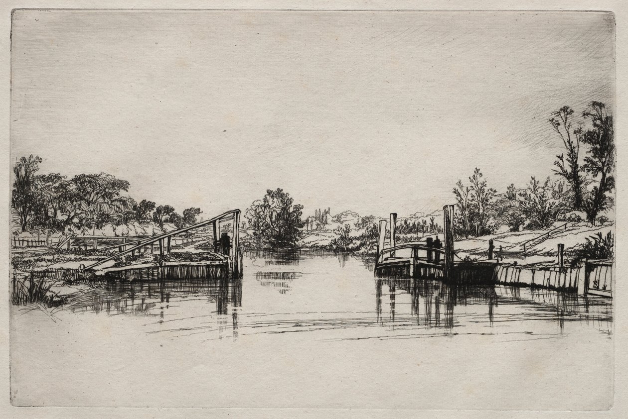 Chiusa di Egham da Francis Seymour Haden