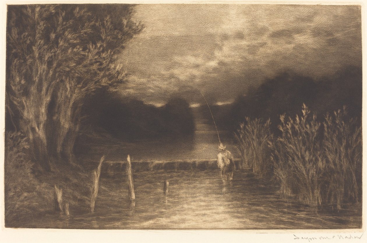 Pesca alla trota da Francis Seymour Haden