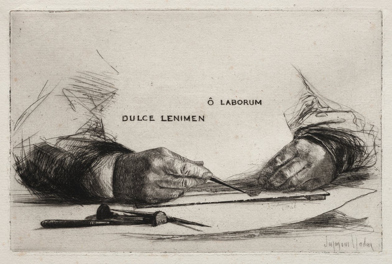 Mani Incisione, 1865 da Francis Seymour Haden