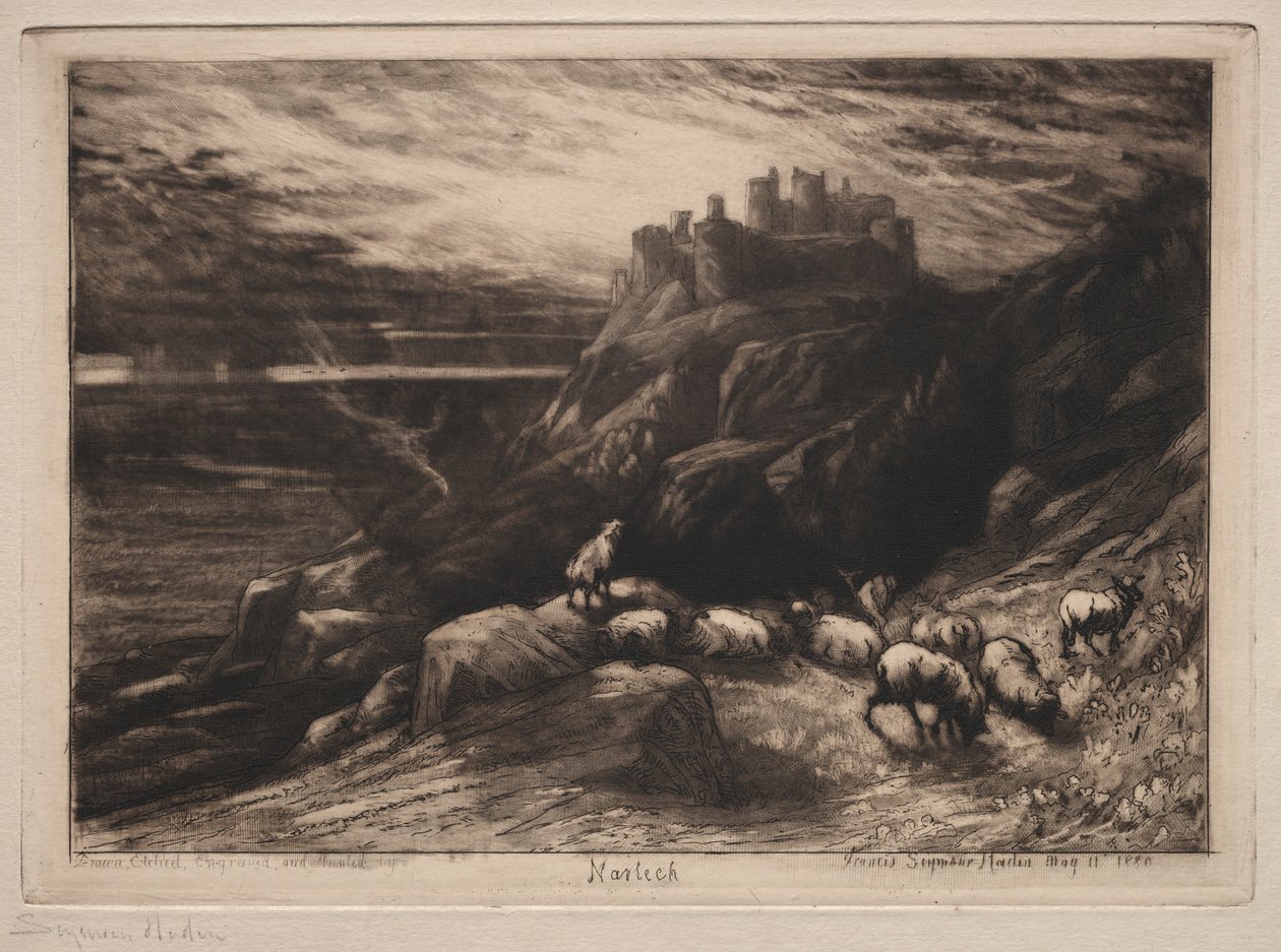Harlech, 1880 da Francis Seymour Haden