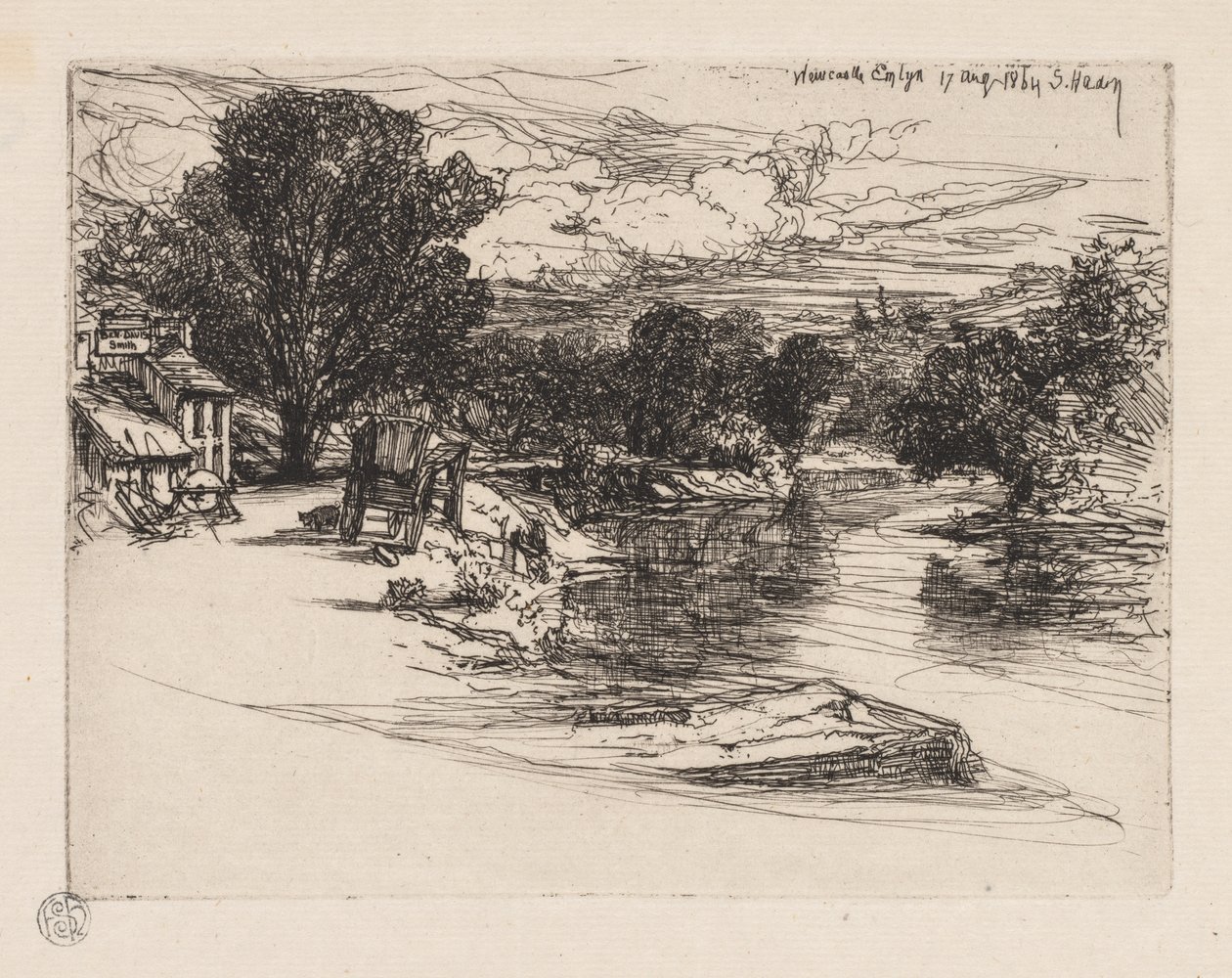 Casa degli Smyth da Francis Seymour Haden
