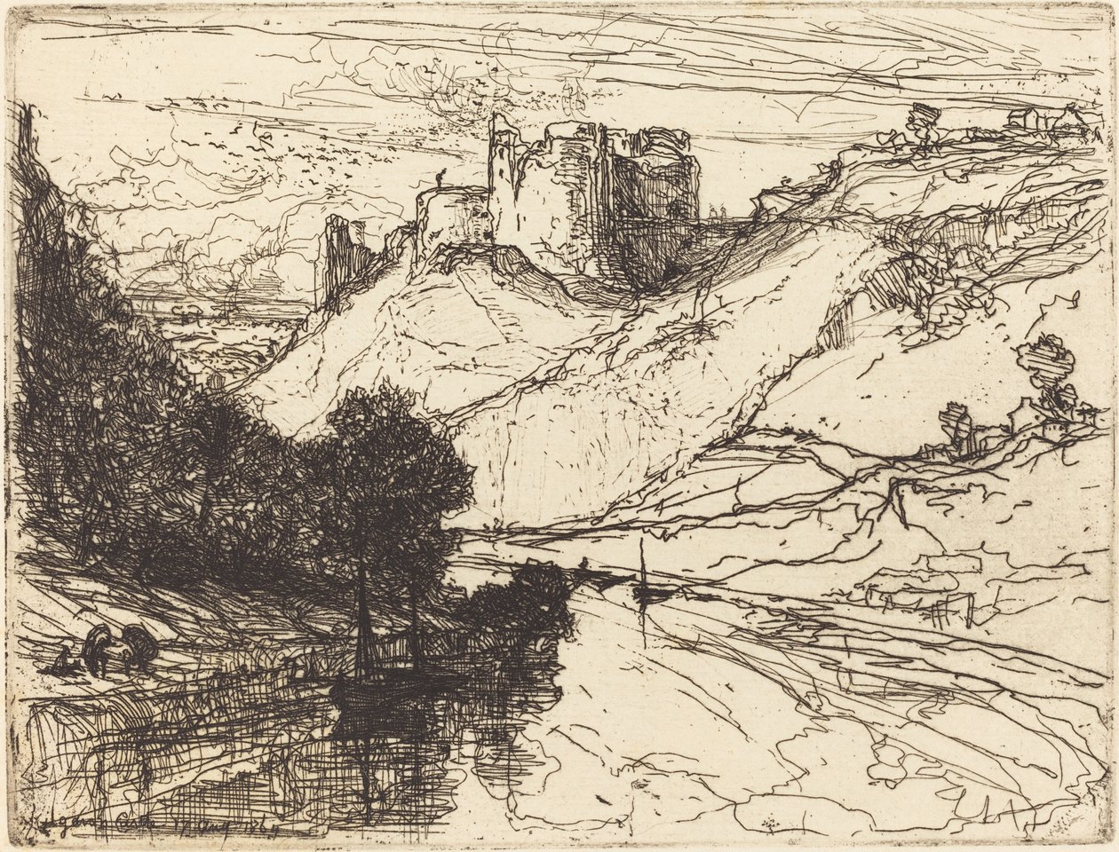 Castello di Kilgaren da Francis Seymour Haden