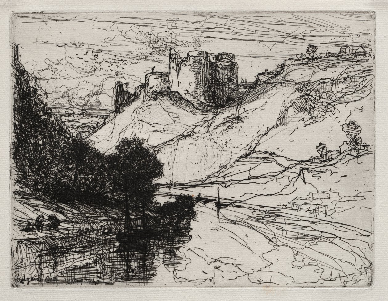 Castello di Kilgaren da Francis Seymour Haden