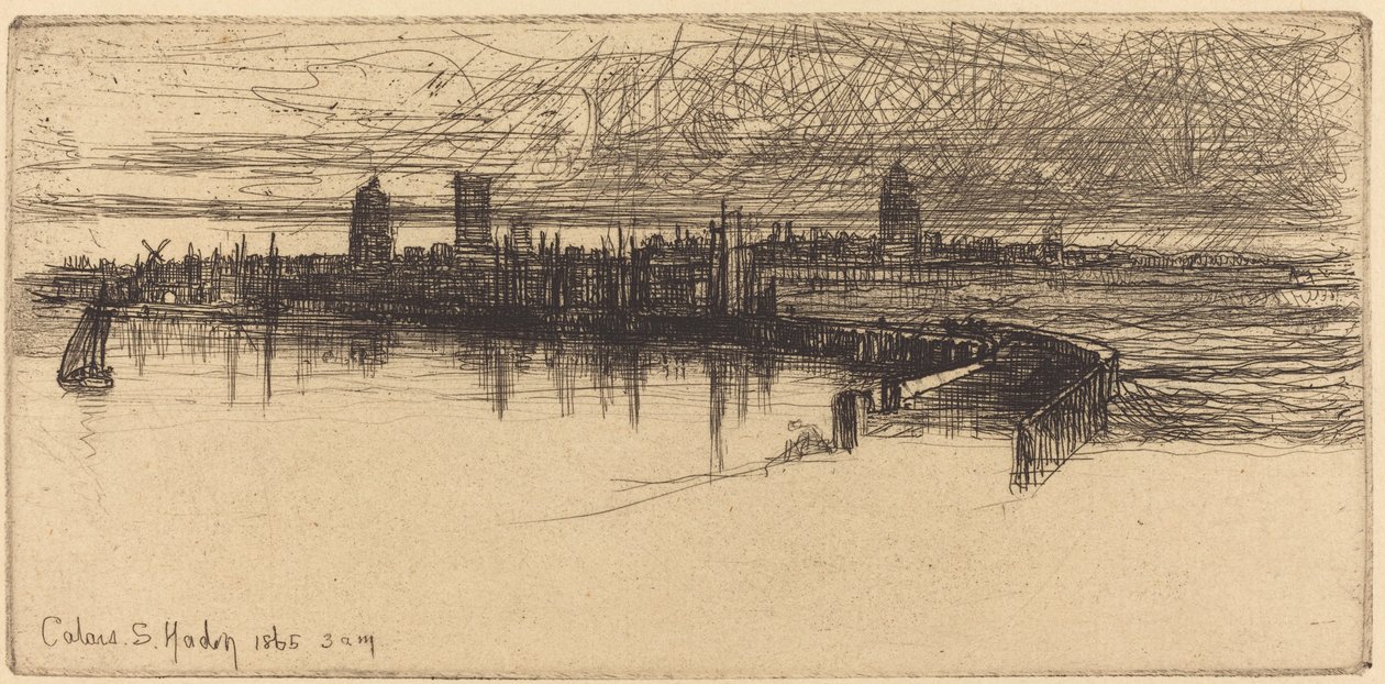 Piccolo molo di Calais da Francis Seymour Haden