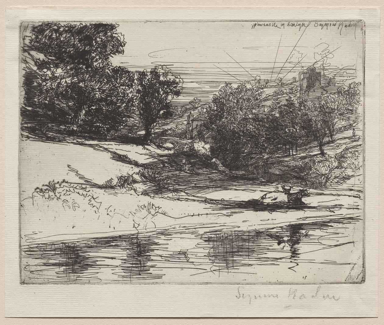 Newcastle in Emlyn da Francis Seymour Haden