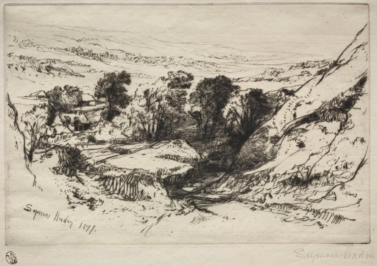 Nine Barrow Down da Francis Seymour Haden