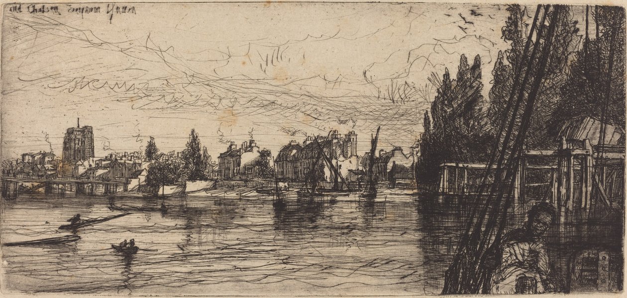 Vecchia Chelsea (Vecchia Chiesa di Chelsea) da Francis Seymour Haden