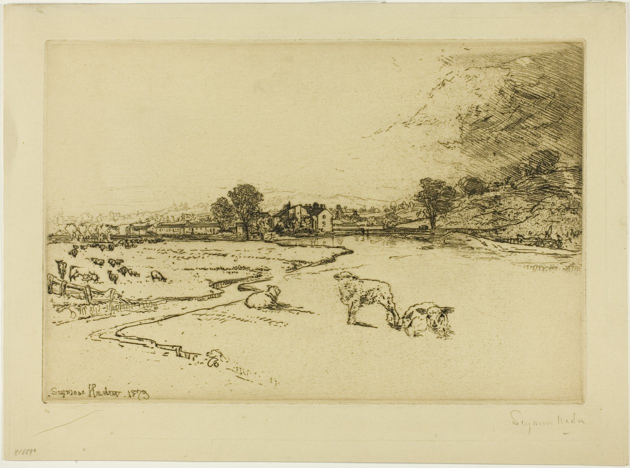 Abbazia di Sawley da Francis Seymour Haden