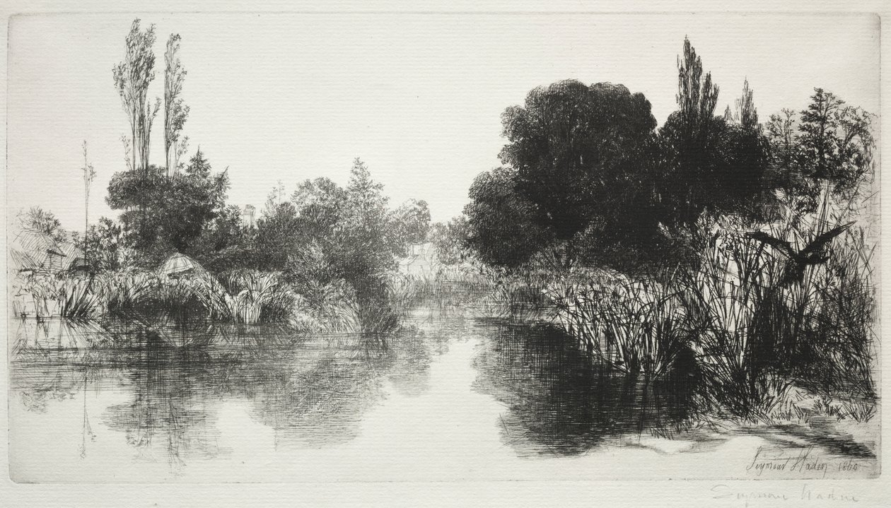 Shere Mill Pond, No. 11 (La grande lastra) da Francis Seymour Haden