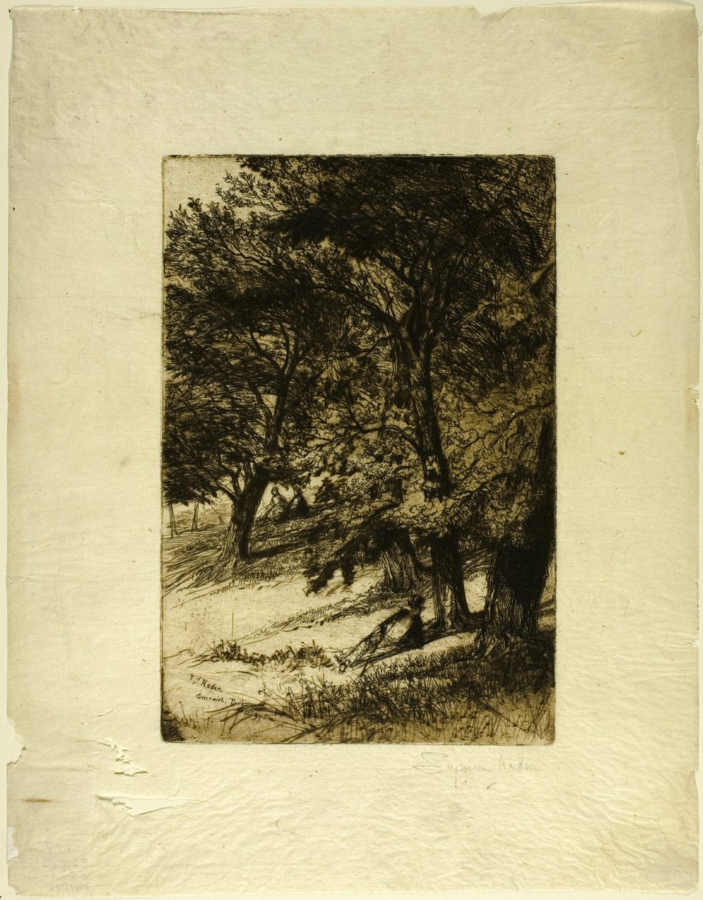 Sotto il tegmine... da Francis Seymour Haden