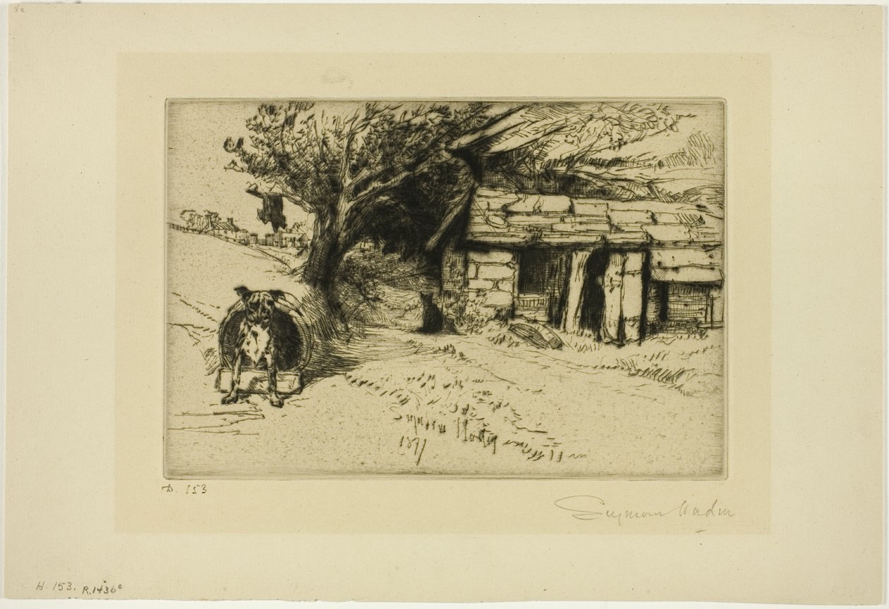 La cabina da Francis Seymour Haden