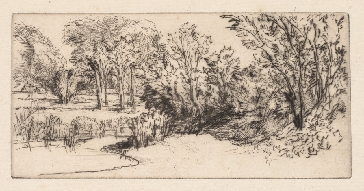 Il piccolo Longparish da Francis Seymour Haden