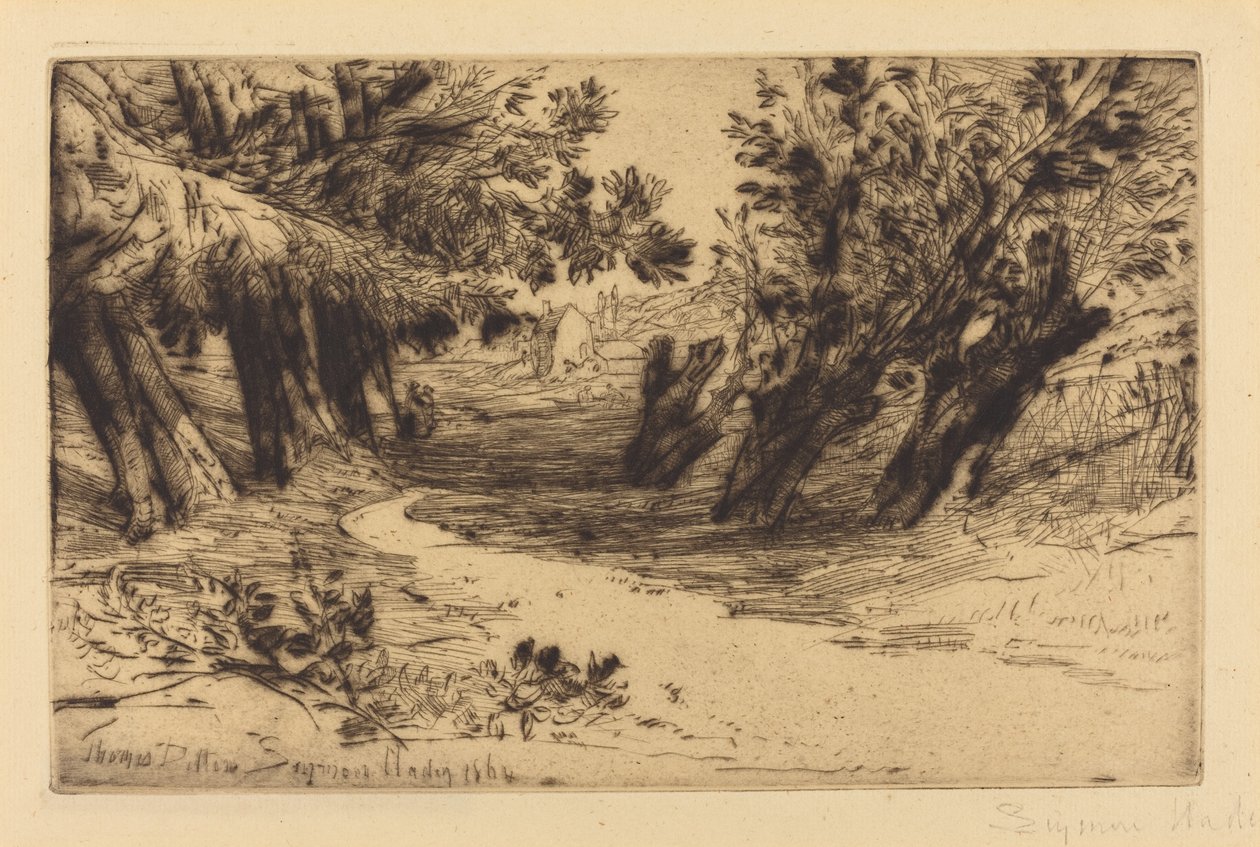 La passeggiata degli amanti, n.2 da Francis Seymour Haden