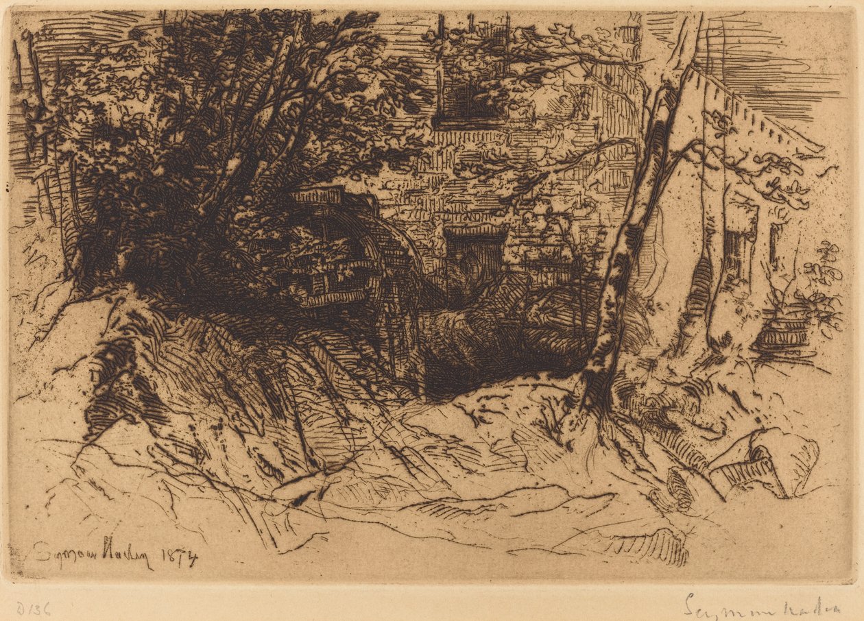 La ruota del mulino da Francis Seymour Haden