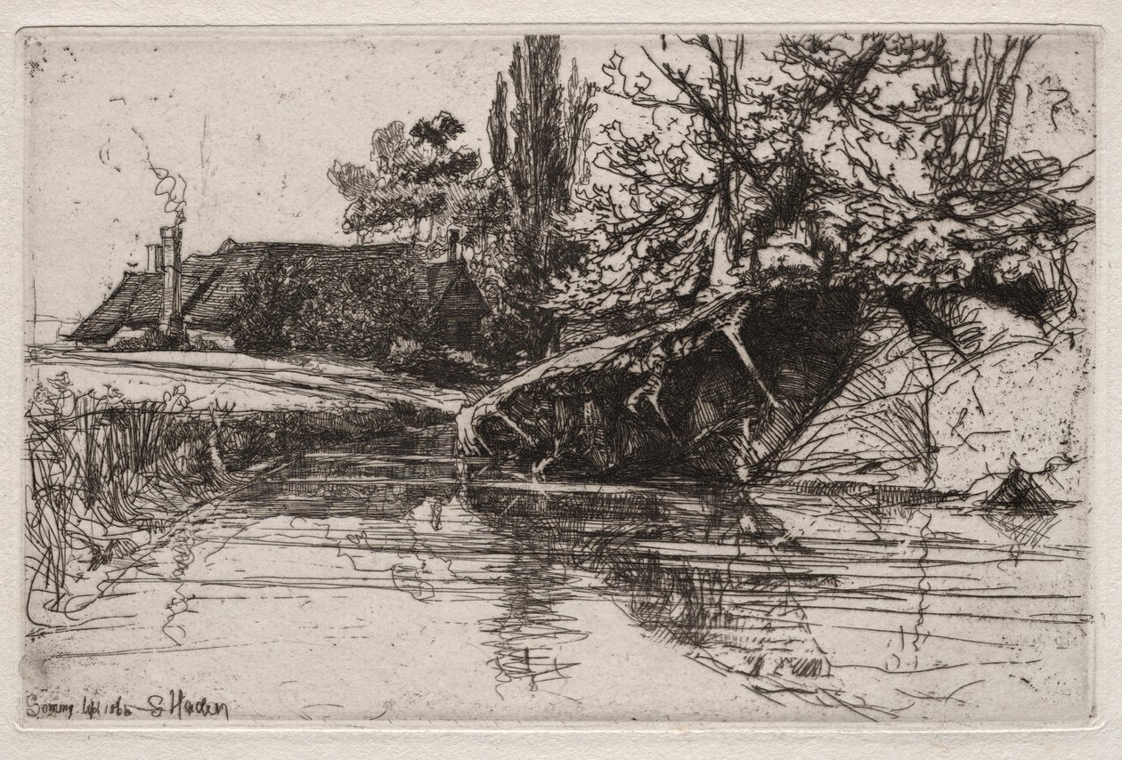 La Casa del Fossato da Francis Seymour Haden