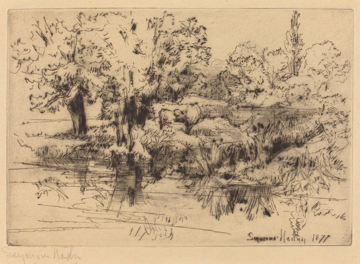 Le tre mucche da Francis Seymour Haden