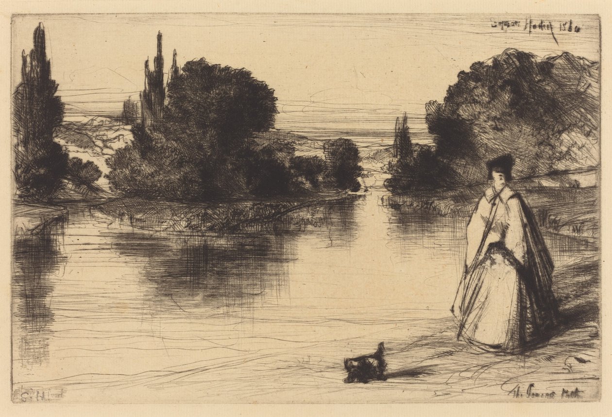 Il sentiero di traino da Francis Seymour Haden