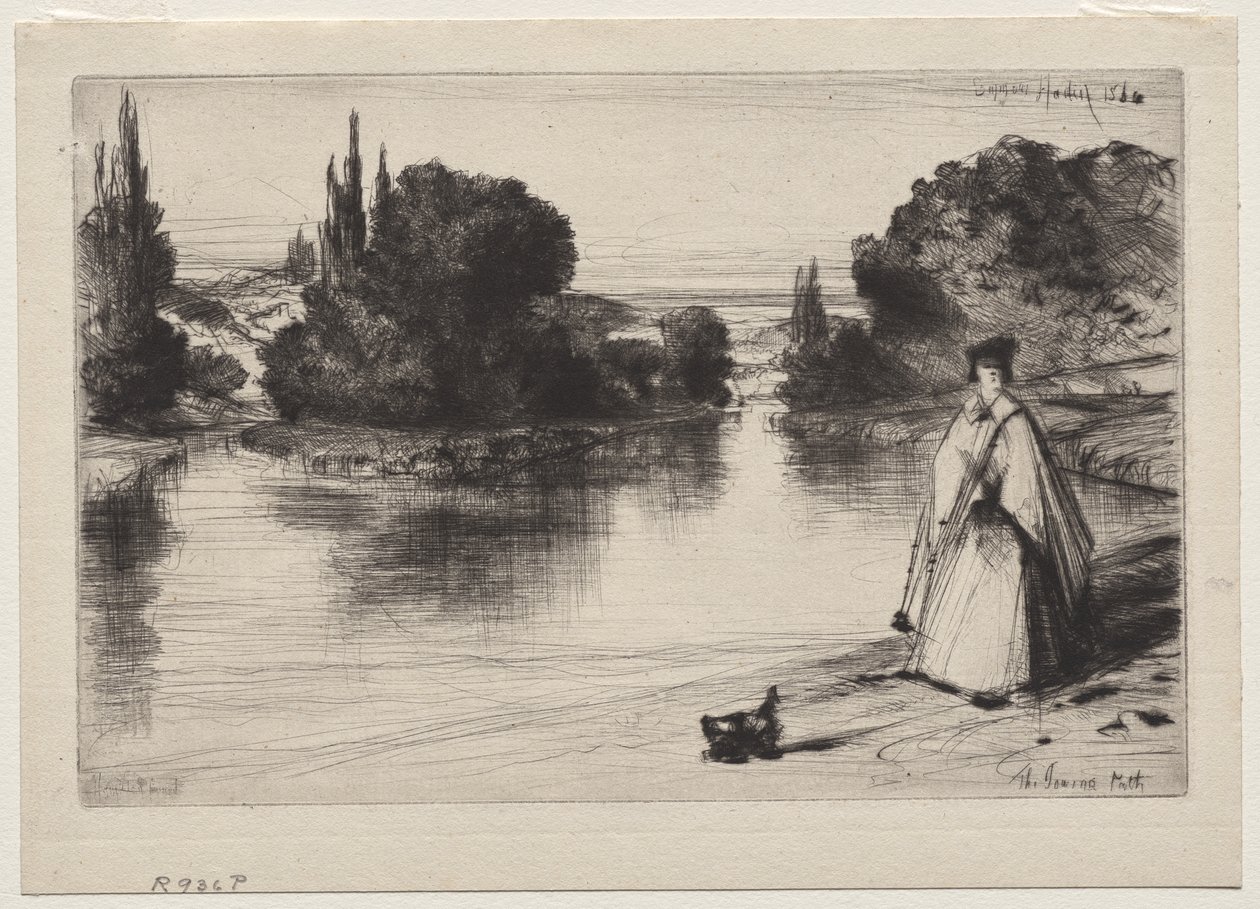 Il sentiero di traino da Francis Seymour Haden