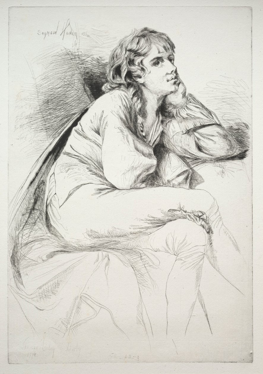 Thomas Haden di Derby, 1864 da Francis Seymour Haden
