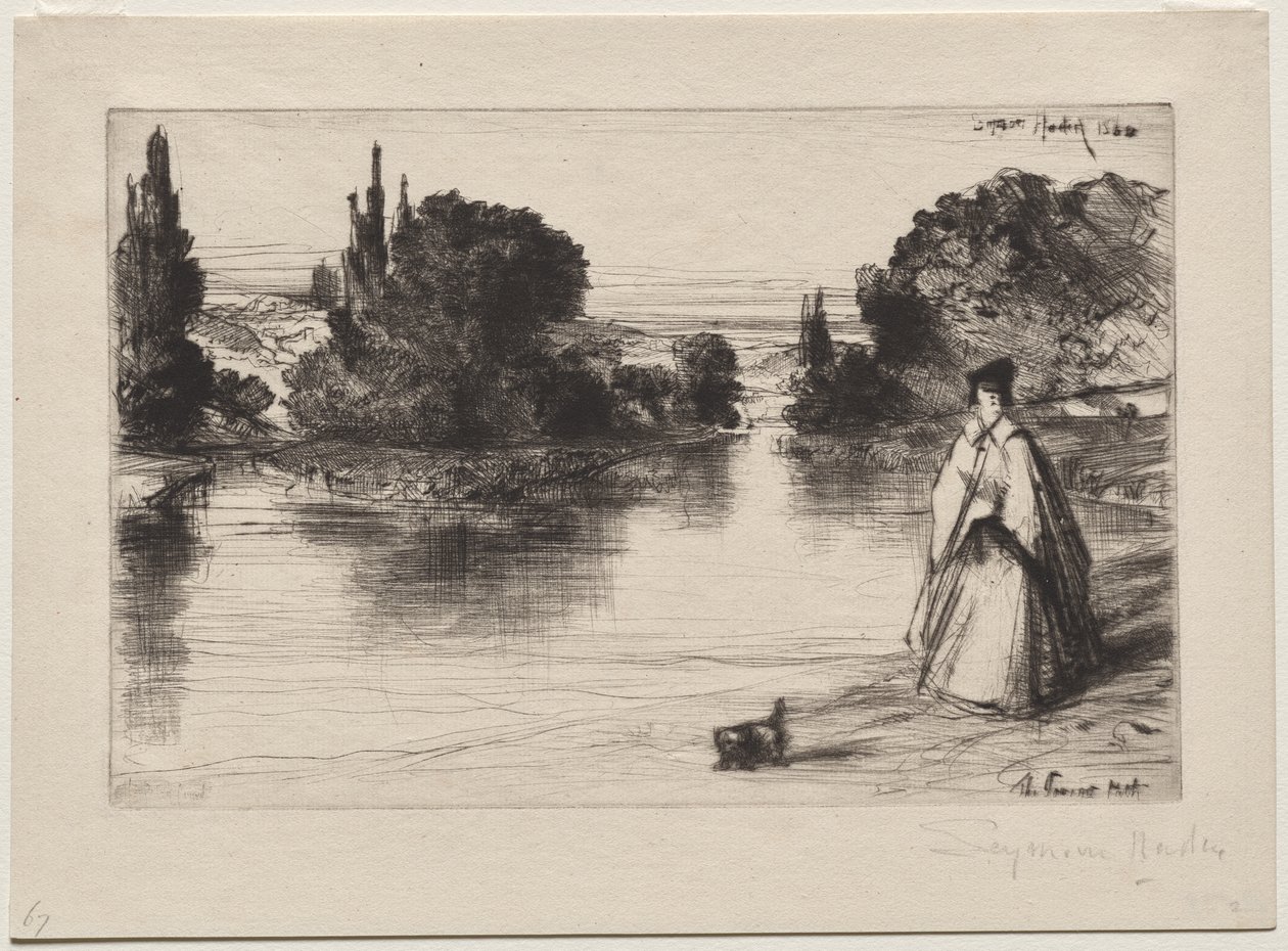 Sentiero di traino da Francis Seymour Haden