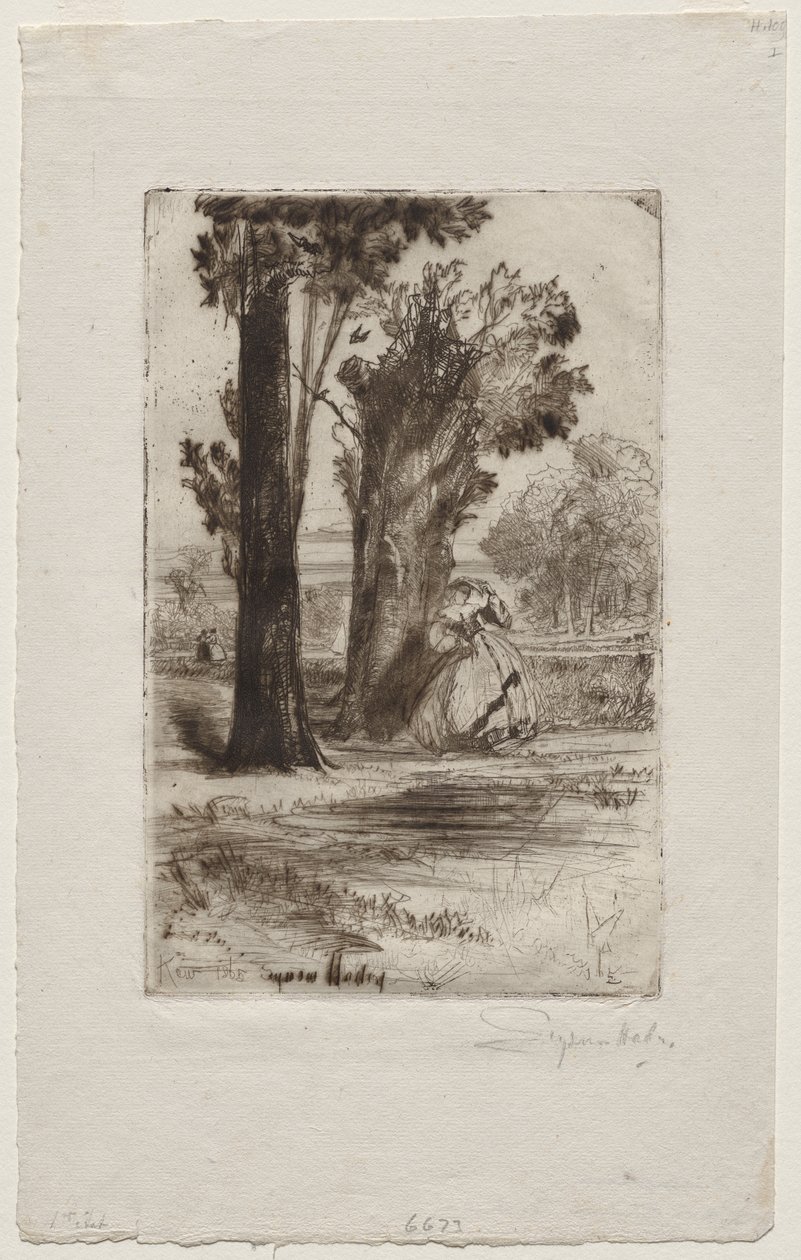 Canonica a Sonning da Francis Seymour Haden