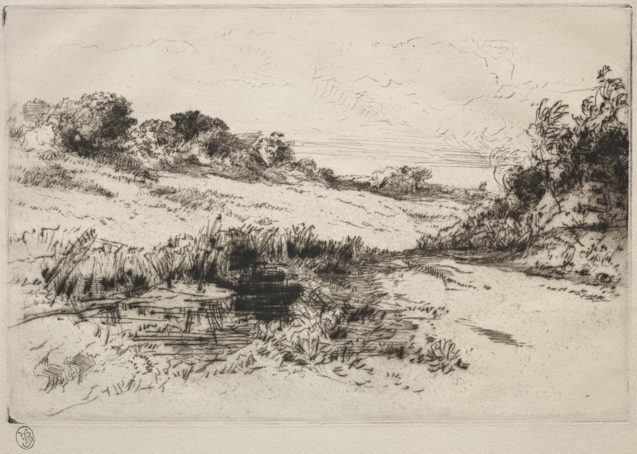 Collina del mulino a vento, n. 1 da Francis Seymour Haden