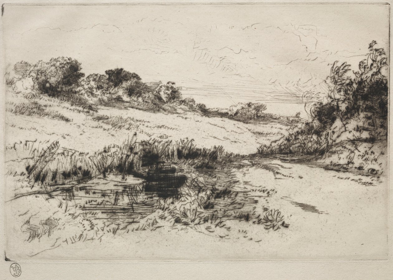 Collina del mulino a vento, n. 1 da Francis Seymour Haden