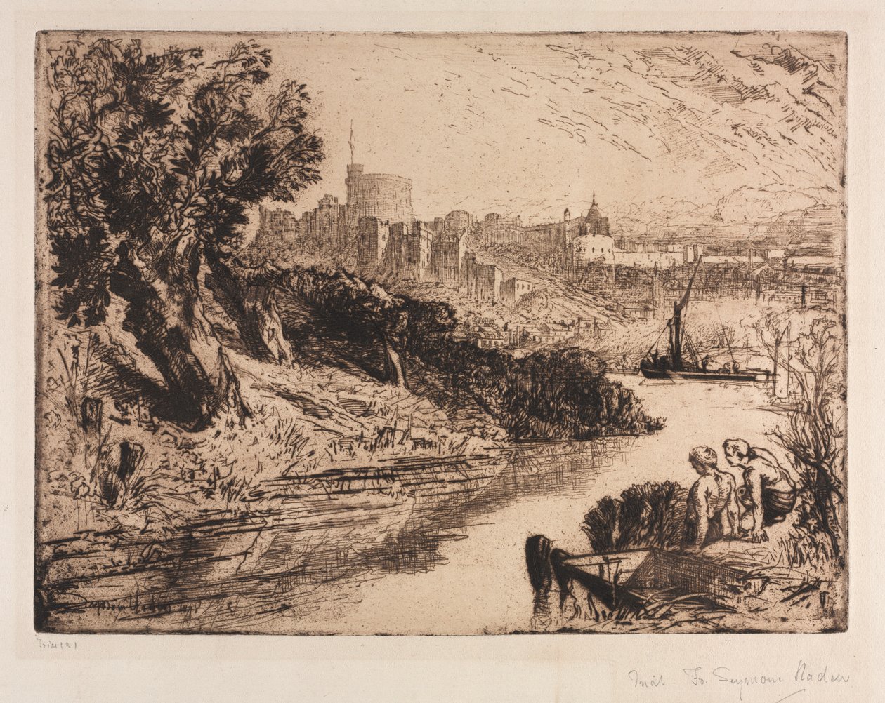 Castello di Windsor da Francis Seymour Haden