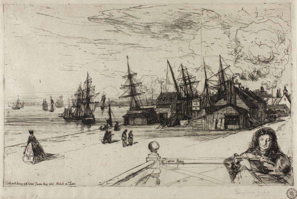 Taverna dello Yacht, Erith da Francis Seymour Haden