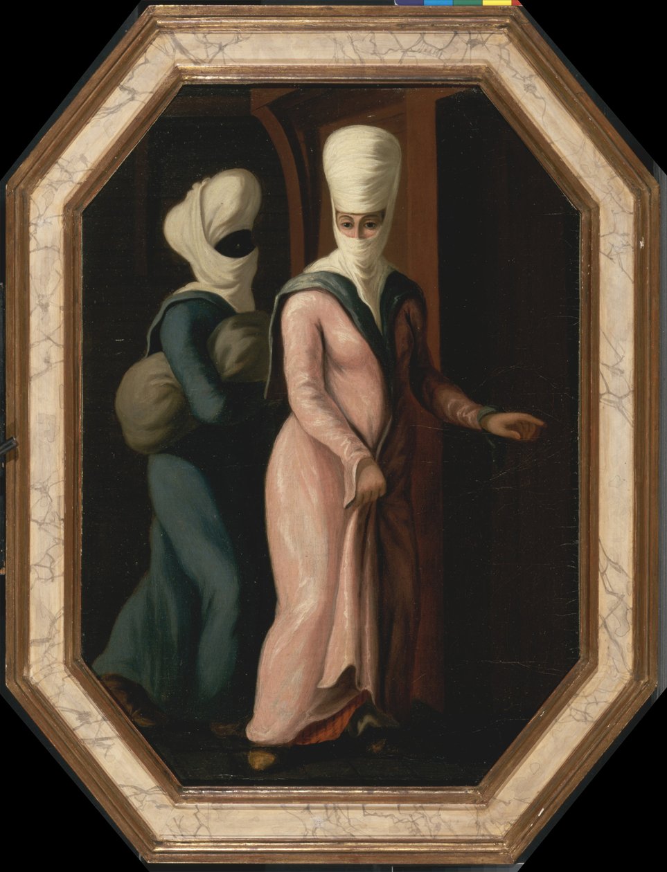 Una signora turca che va al bagno con la sua schiava, ca 1760 da Francis Smith