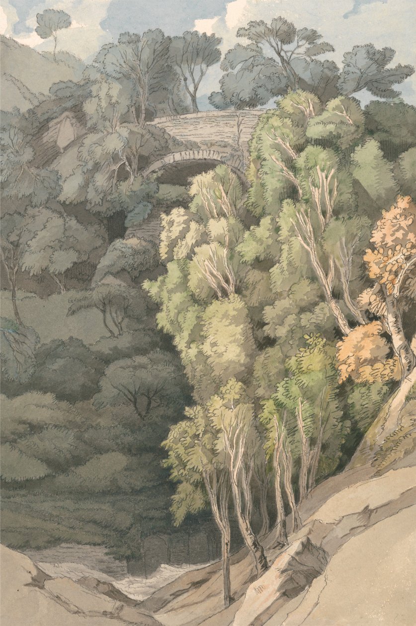 Il Ponte del Diavolo da Francis Towne