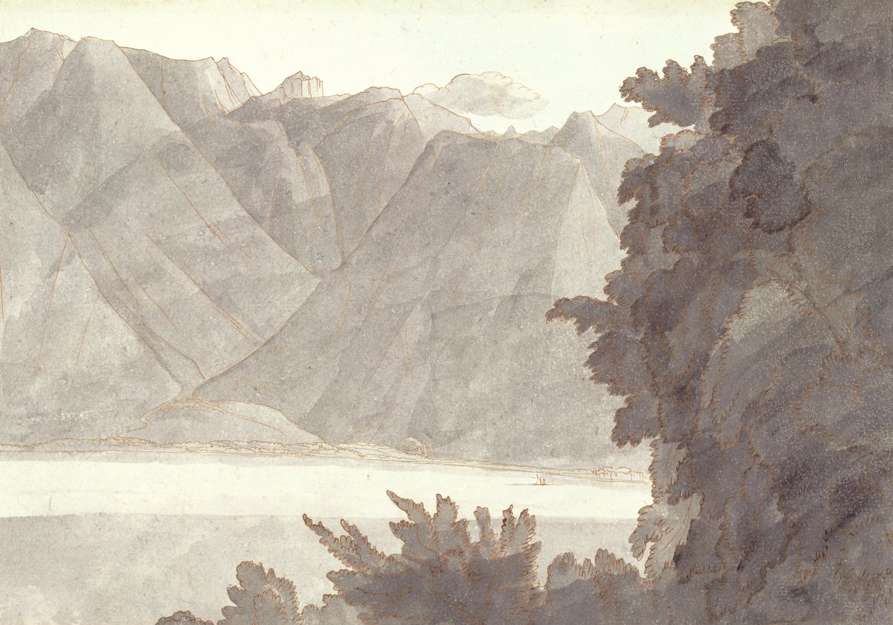Testa del Lago di Ginevra da Francis Towne