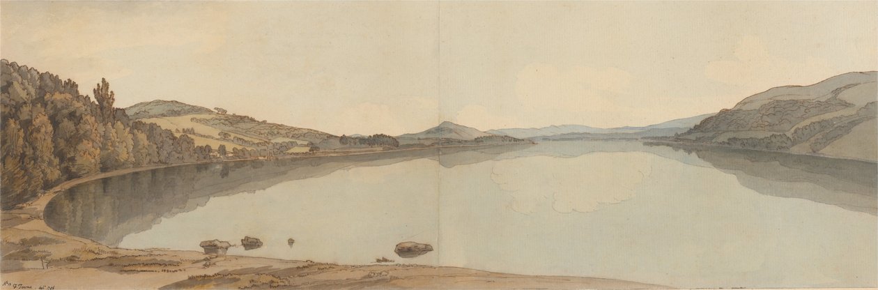 Lago Windermere da Francis Towne