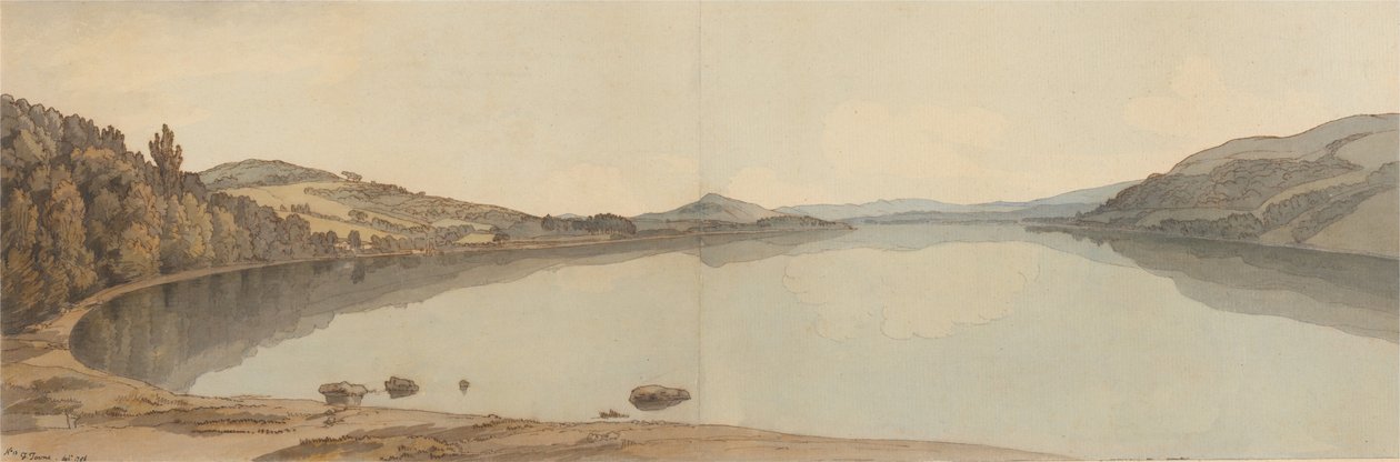 Lago Windermere da Francis Towne