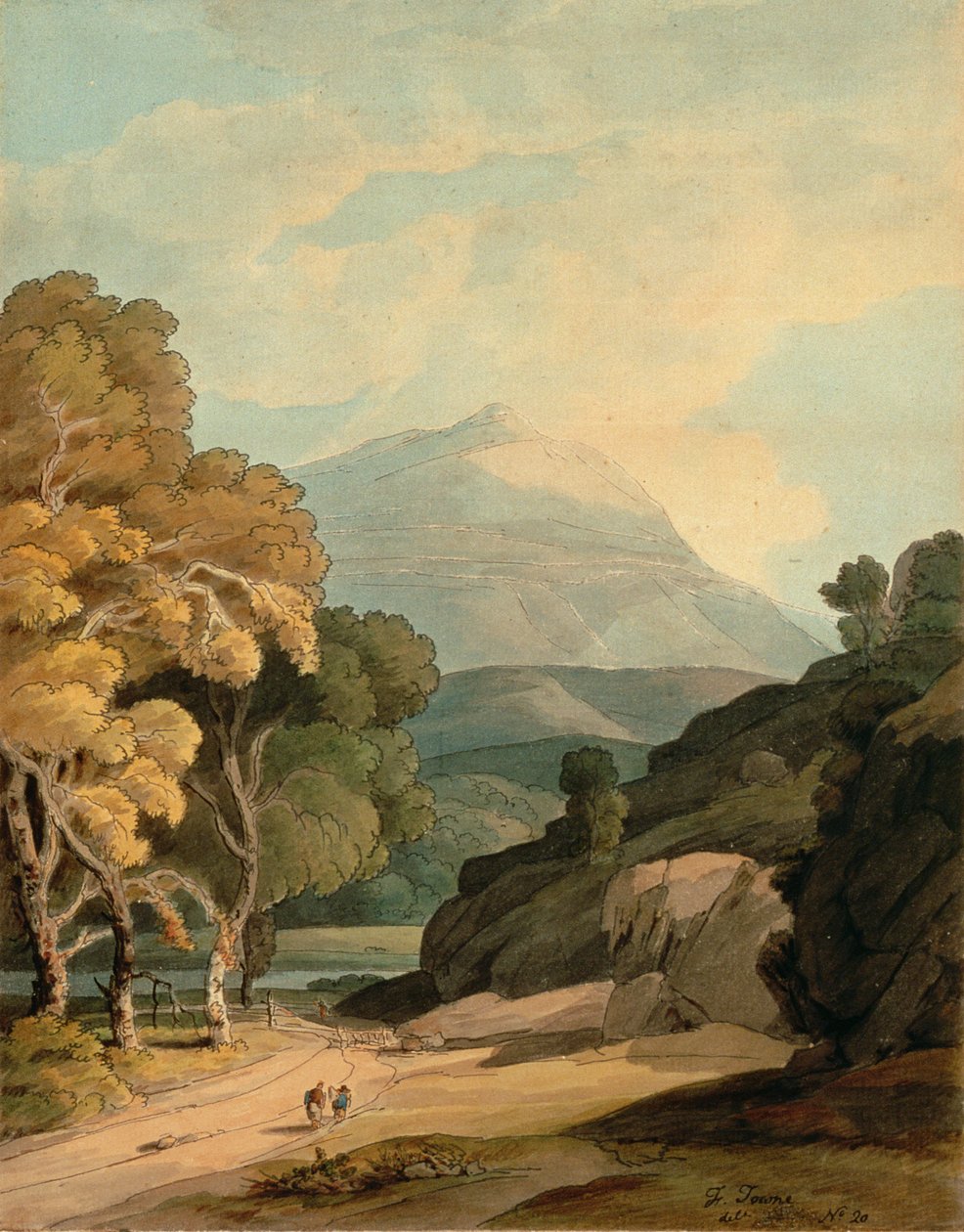 Vicino a Maentwrog, Galles del Nord da Francis Towne